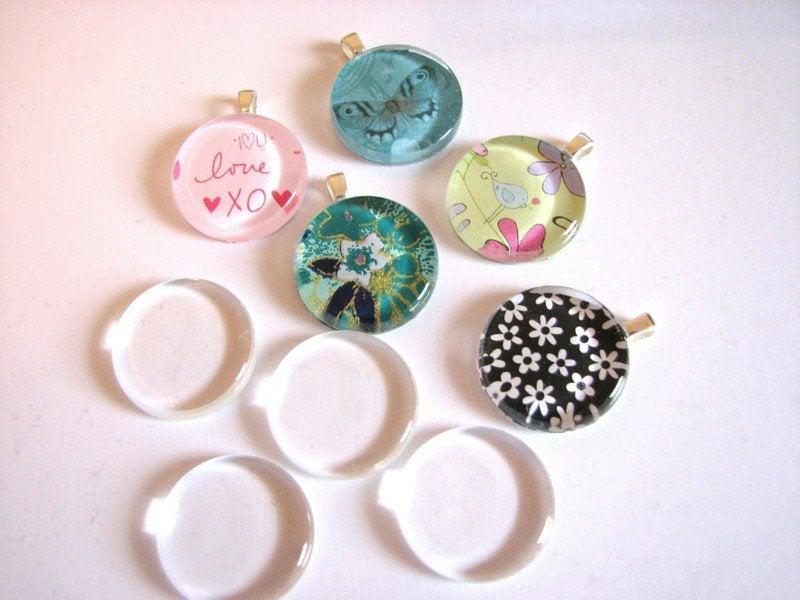 EP Cabochon en verre, rond
