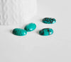 EP Cabochon howlite turquoise 12 x17mm,pierre naturelle, cabochon ovale -G161