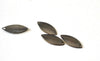 EP Cabochons navette laiton bronze 1 trou,breloque laiton,Sans nickel,laiton brut,marquise bronze,création bijoux, les 10-G1636