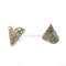 Cônes métal bronze filigrane, x10 pcs (G1996)