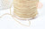 EP-Cordon doré rigide polyester 2mm, x 1Mètre (G6854)