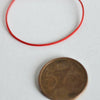 EP Cordon polyester rouge 0.7mm, 5 ou 10 mètres,G3218