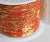 EP Cordon rouge or, fabrication bijoux, création bijoux,ruban mariage,fourniture créative, scrapbooking, largeur 1.5mm, longueur 1 mètre-G1489