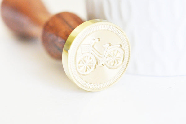 EP ERR-Sceau metal vélo cire à cacheter,une fourniture pour création de sceaux personnalisés pour invitation de mariage DIY,25mm x1