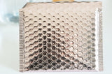 EP-Enveloppes à bulles en plastique rose clair brillant 150x130mm, x9 (G4796)