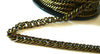 EP Grosse chaine bronze, création de bijoux, Chaine plate bronze, fourniture créative, grosse chaine, chaine bronze,maille 6mm, 1 mètre-G1929