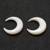 EP-Lune nacre blanche naturelle 18x20mm, x1 (G0967)