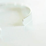 EP Manchette réglable laiton Plaqué argent 925, fournitures créatives, bracelet argent, création bijoux, plaqué argent,argent 925, 6mm