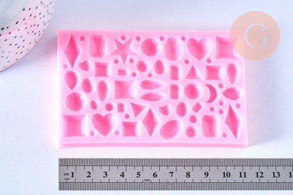 EP-Moules en silicone pierre précieuse 11.3cm, x1 G5093