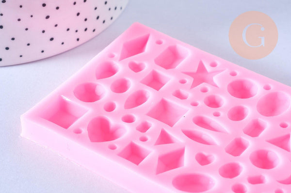 EP-Moules en silicone pierre précieuse 11.3cm, x1 G5093