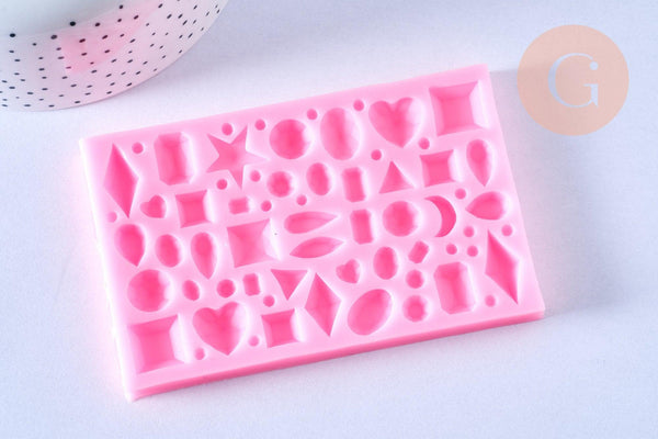 EP-Moules en silicone pierre précieuse 11.3cm, x1 G5093