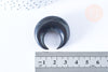 EP Pendentif Lune corne noire naturelle 37x14mm, pendentif lune en corne naturelle blanche, piercing écarteur corne naturelle x1, x1 - G6481