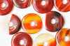 EP Pendentif donut cornaline naturelle 35mm, x1 (G3977)