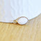 EP-Pendentif goutte jade blanc facettes,pendentif pierre,bijou pierre,pendentif pierre,jade blanc naturel,17mm, x1,G2790