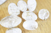EP -Perle acrylique transparent or 13.5-27mm, x 10 G5367