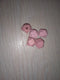 EP Perle bois rose hexagonale,fournitures créatives, perles bois,création bijoux,perle hexagone,Perles géométriques,11mm, x 5,G6056