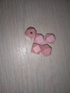 EP Perle bois rose hexagonale,fournitures créatives, perles bois,création bijoux,perle hexagone,Perles géométriques,11mm, x 5,G6056