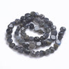 EP -Perle labradorite nugget,perle labradorite,pierre naturelle,labradorite naturelle,perle pierre,9-11mm,fil de 40perles G3538