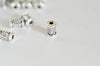 EP Perle tube intercalaire argent gravé, fournitures créatives, perles argent, création bijoux,rondelles, perles intercalaires,x 10, 7mm