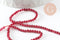 EP-Perles jade bordeau 2mm, jade naturel, perles bijoux,2mm,fil de 38 cm, x1 (G2001)