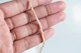 EP Perles toupies cristal beige irisé, perles bijoux, perle cristal,Perle verre facette,création bijoux, fil de 200, 2.5mm-G2005