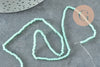 EP-Perles toupies cristal bleu turquoise 2.5mm, x1 fil de 33cm (G5940)