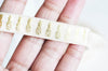 EP -Ruban élastique écru or ananas EFJF, fabrication bijoux,bracelet EVJF,ruban mariage,fourniture créative, scrapbooking,16mm,1 mètre-G1585