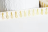 EP -Ruban élastique écru or ananas EFJF, fabrication bijoux,bracelet EVJF,ruban mariage,fourniture créative, scrapbooking,16mm,1 mètre-G1585