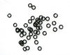 EP anneaux ronds noirs, fournitures créatives, anneaux ouverts, fournitures noires,création bijoux, x 50, 5mm-G710
