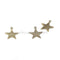EP breloques grandes étoiles bronze,,pendentif étoile,pendentif bronze,apprêt bronze, création bijoux,1.2cm,x 50-100-G939