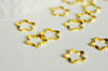 EP connecteurs étoile laiton doré, fournitures créatives, connecteurs laiton, pendentif géométriques, création bijoux, x 50,10mm,G2407