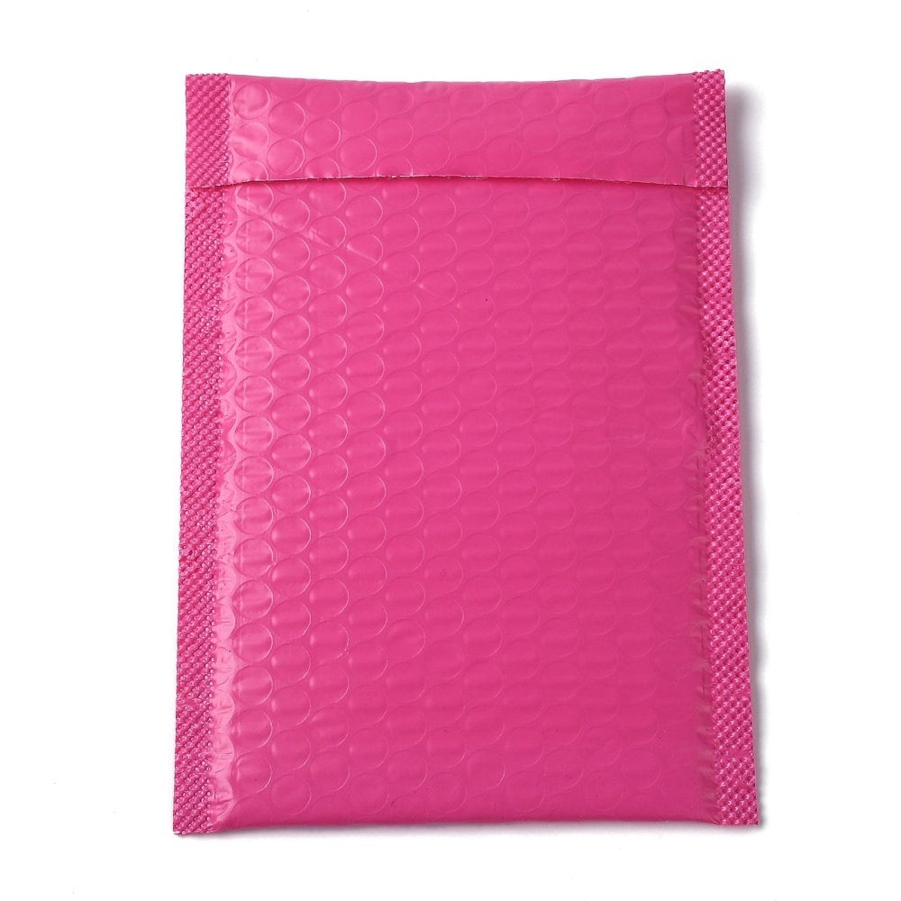 EP -enveloppes à bulles en plastique rose vif 180x130mm, un emballage auto-adhésif pour vos expéditions, x10 G5788