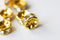 EP-perle rondelle intercalaire laiton doré zircon grade AAA, 8mm, x5 (G4121)