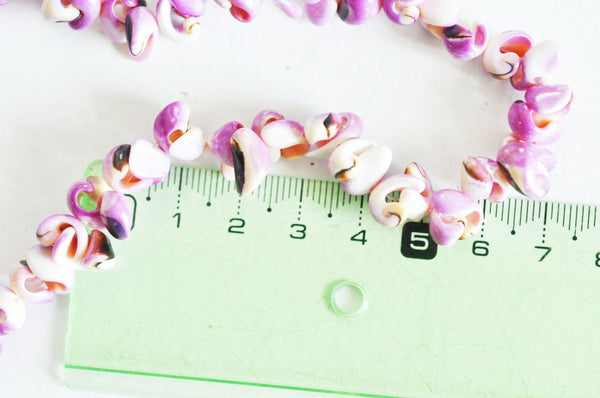 EP-perles coquillage naturel rose 7-12mm, le fil de 90 perles G3853