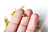 EP pointes pendentif doré vieilli ,rock Punk, pendentif doré, Pendentif rock, création boucles,création bijoux,13mm,x 10 G4665