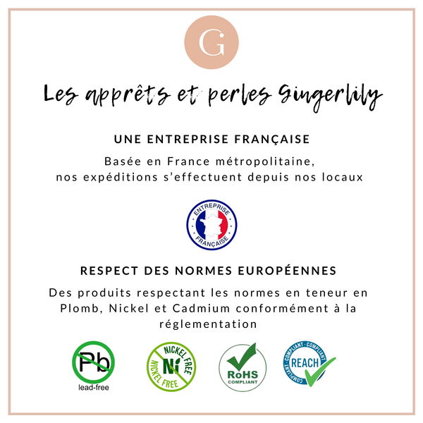 EP supports bague reglable bronze avec anneau, x4 (G2901)