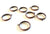 EP supports bague reglable cuivre, fournitures créatives, bague argent, fabrication bijoux, fournitures cuivre, x 10-G765