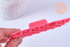 EP tampon biscuit silicone rose losanges fleurs, Moule patisserie silicone pour décor gateaux ou décor pour pâte polymère,12.2cm, x1 G5102