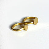 EP x 4 supports de bague réglables laiton brut 14mm Petite Taille