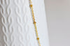 ERREUR Chaine satellite dorée 14K ,fourniture créative,chaine bijou,chaine dorée, chaine dorée,,grossiste chaine,2mm, x1 mètre G5300