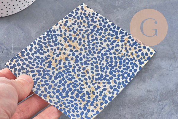 Feuille de transfert polymère – Motif Léopard 14x10 cm, x1 (G11009)