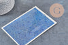Feuille de transfert polymère – Série bleue 14x10.5 cm, x1 (G10958) VALIDE