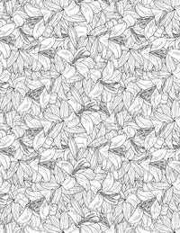 Feuille de transfert polymère – fleurs tropicales 14x10 cm, x1 (G10786)