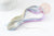 Fil à broder polyester dégradé bleu violet vert 0.5mm, fil original, pour bracelet brésilien, fil à broder ou scrapbooking, x8 mètres G9355