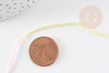 Fil à broder polyester dégradé jaune rose 0.5mm, fil original, pour bracelet brésilien, fil à broder ou scrapbooking, x8 mètres G9356