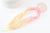 Fil à broder polyester dégradé jaune rose 0.5mm, fil original, pour bracelet brésilien, fil à broder ou scrapbooking, x8 mètres G9356