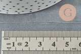 Fil argent métallisé 0.4mm, x5 Mètres (G1860)