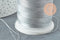 Fil argent métallisé 0.4mm, x5 Mètres (G1860)