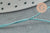 Fil bleu métallisé nylon à broder-couture-bijoux 0.8mm, x5 Mètres (G0505)
