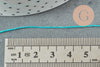 Fil bleu turquoise nylon pour broderie couture bijoux 0.8mm, x10 Mètres (G1655)